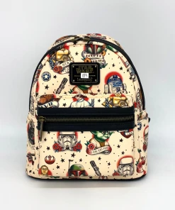 Modern Pinup Defective Markdowns Loungefly Star Wars Cream Tattoo Mini Backpack DEFECTIVE #189