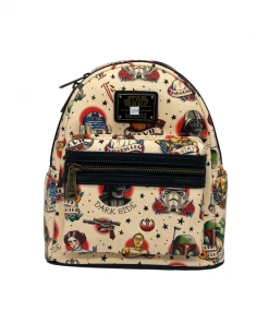 Modern Pinup Defective Markdowns Loungefly Star Wars Cream Tattoo Mini Backpack DEFECTIVE #209