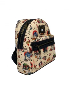 Modern Pinup Defective Markdowns Loungefly Star Wars Cream Tattoo Mini Backpack DEFECTIVE #209