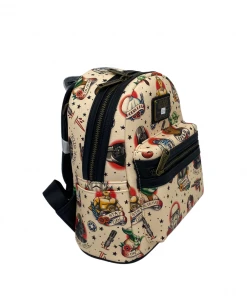 Modern Pinup Loungefly Star Wars Cream Tattoo Mini Backpack DEFECTIVE #213 Defective Markdowns