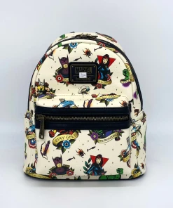 Modern Pinup Loungefly Marvel Tattoo Flash Mini Backpack DEFECTIVE #224 Defective Markdowns