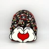 Modern Pinup Loungefly Mickey And Minnie Mouse Valentines Mini Backpack DEFECTIVE #293