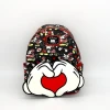 Modern Pinup Loungefly Mickey And Minnie Mouse Valentines Mini Backpack DEFECTIVE #294