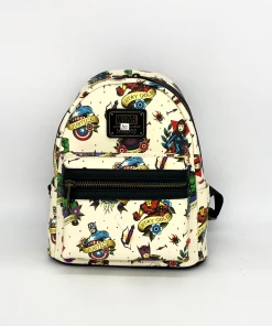 Modern Pinup Defective Markdowns Loungefly Marvel Tattoo Flash Mini Backpack DEFECTIVE #300