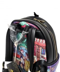 Modern Pinup Loungefly Beauty And The Beast Belle Princess Castle Series Mini Backpack DEFECTIVE #309 Defective Markdowns