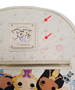 Modern Pinup POP! By Loungefly Disney Princess Circle Mini Backpack DEFECTIVE #322