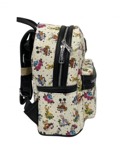 Modern Pinup Loungefly Disney Mickey And Friends Tattoo Mini Backpack Bags