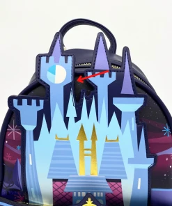 Modern Pinup Loungefly Disney Cinderella Castle Series Mini Backpack DEFECTIVE #66