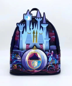 Modern Pinup Loungefly Disney Cinderella Castle Series Mini Backpack DEFECTIVE #68 Defective Markdowns