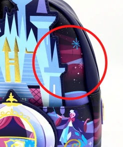 Modern Pinup Loungefly Disney Cinderella Castle Series Mini Backpack DEFECTIVE #68 Defective Markdowns