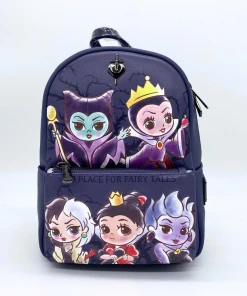 Defective Markdowns Modern Pinup Exclusive Loungefly Disney Villains Chibi Mini Backpack DEFECTIVE #74