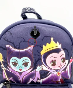 Defective Markdowns Modern Pinup Exclusive Loungefly Disney Villains Chibi Mini Backpack DEFECTIVE #74
