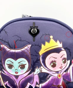 Modern Pinup Exclusive Loungefly Disney Villains Chibi Mini Backpack DEFECTIVE #76 Defective Markdowns