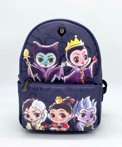 Modern Pinup Exclusive Loungefly Disney Villains Chibi Mini Backpack DEFECTIVE #77 Defective Markdowns