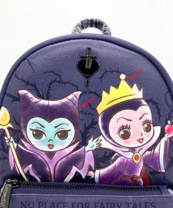 Modern Pinup Exclusive Loungefly Disney Villains Chibi Mini Backpack DEFECTIVE #77 Defective Markdowns
