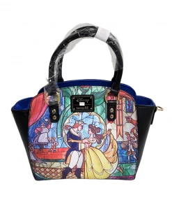 Modern Pinup Loungefly Beauty And The Beast Belle Princess Castle Crossbody Bag DEFECTIVE #311 Defective Markdowns