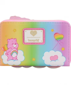 Modern Pinup Loungefly Care Bears Stare Rainbow Zip Around Wallet