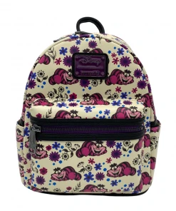 Modern Pinup Exclusive Loungefly Cheshire Cat All Over Print Mini Backpack Bags