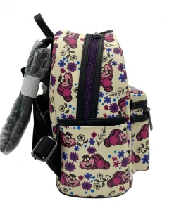 Modern Pinup Exclusive Loungefly Cheshire Cat All Over Print Mini Backpack Bags