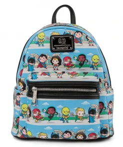 Modern Pinup Loungefly DC Superheroes Chibi Mini Backpack