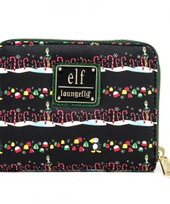 Modern Pinup Loungefly Elf Candy Cane Forest Wallet Wallets