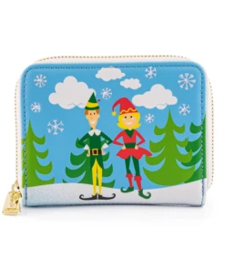 Modern Pinup Wallets Loungefly Elf Buddy And Friends Zip Around Wallet