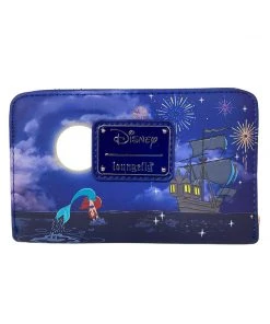Modern Pinup Loungefly Disney Little Mermaid Ariel Fireworks Zip Around Wallet
