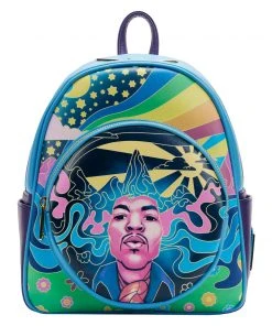 Modern Pinup Waitlist Loungefly Jimi Hendrix Psychedelic Landscape Mini Backpack