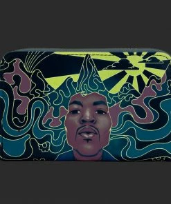 Modern Pinup Waitlist Loungefly Jimi Hendrix Psychedelic Landscape Zip Around Wallet