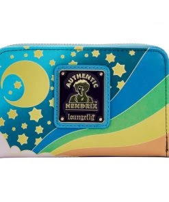 Modern Pinup Waitlist Loungefly Jimi Hendrix Psychedelic Landscape Zip Around Wallet