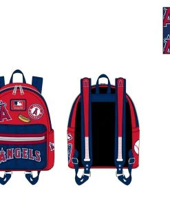 Modern Pinup Waitlist Loungefly MLB LA Angels Patches Mini Backpack