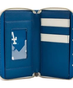 Modern Pinup Waitlist Loungefly MLB LA Dodgers Patches Zip Around Wallet