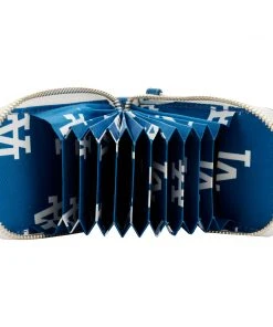 Modern Pinup Waitlist Loungefly MLB LA Dodgers Patches Accordion Wallet