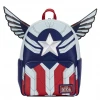 Modern Pinup Loungefly Marvel Falcon Captain America Cosplay Mini Backpack