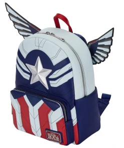 Modern Pinup Loungefly Marvel Falcon Captain America Cosplay Mini Backpack