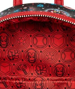 Modern Pinup Bags Loungefly Marvel Avengers Tattoo Mini Backpack