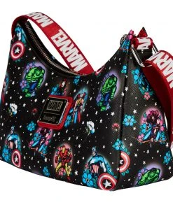 Modern Pinup Loungefly Marvel Avengers Tattoo Shoulder Bag