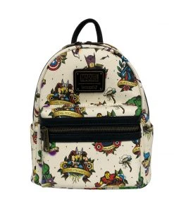 Modern Pinup Loungefly Marvel Flash Tattoo Mini Backpack
