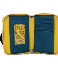Modern Pinup Loungefly Minions Triple Minion Bello Zip Around Wallet Wallets