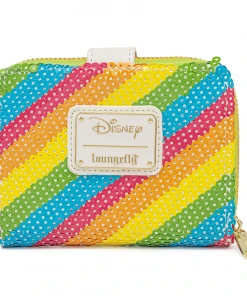 Modern Pinup Loungefly Disney Sequin Rainbow Zip Around Wallet
