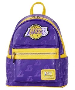 Modern Pinup Bags Loungefly NBA Lakers Debossed Logo Mini Backpack