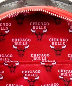 Modern Pinup Loungefly NBA Chicago Bulls Debossed Logo Mini Backpack