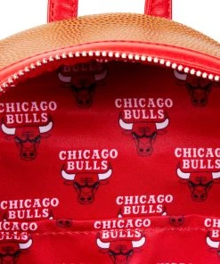 Modern Pinup Loungefly NBA Chicago Bulls Basketball Mini Backpack Bags