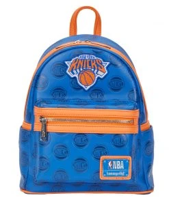 Modern Pinup Loungefly NBA NY Knicks Debossed Logo Mini Backpack