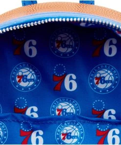 Modern Pinup Bags Loungefly NBA Philadelphia 76ers Basketball Mini Backpack