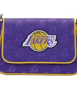 Modern Pinup Loungefly NBA LA Lakers Debossed Logo Crossbody Bag Bags