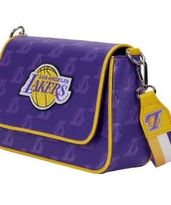 Modern Pinup Loungefly NBA LA Lakers Debossed Logo Crossbody Bag Bags