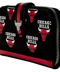 Modern Pinup Loungefly NBA Chicago Bulls Logo Wallet Wallets