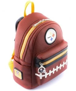 Modern Pinup Loungefly NFL Pittsburgh Steelers Pigskin Logo Mini Backpack