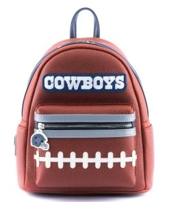 Modern Pinup Loungefly NFL Dallas Cowboys Pigskin Logo Mini Backpack Bags